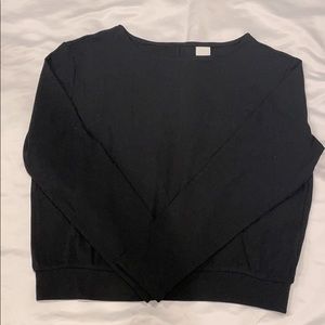 H&M creped hem tie top